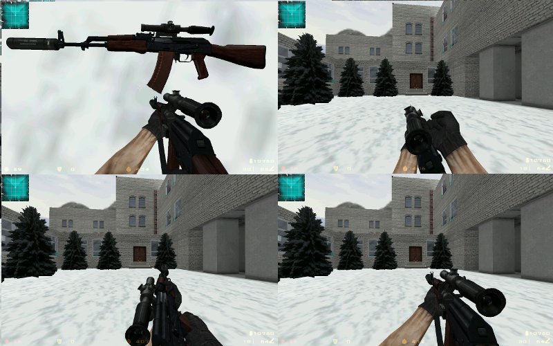 Hack AK-47 Silenced with PSO-1