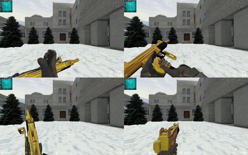 COD4-ish golden uzi