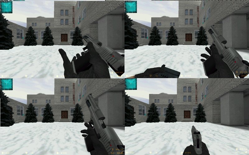 Центрированный Deagle MW2 Anims