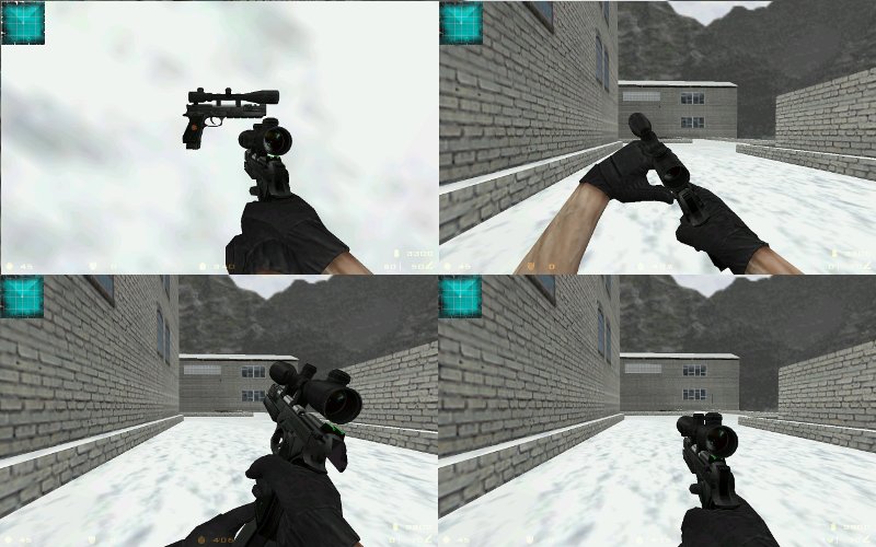 STARS Beretta with sniper scope