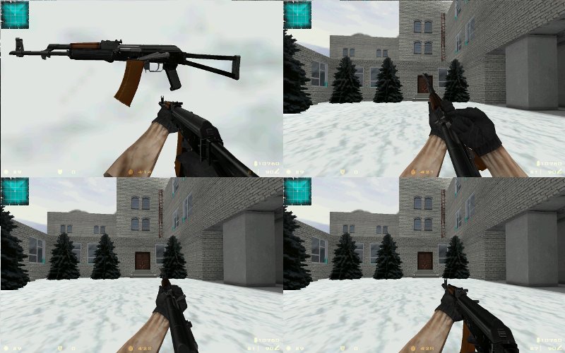 Пак АКС-74 (центрированный и обычный)