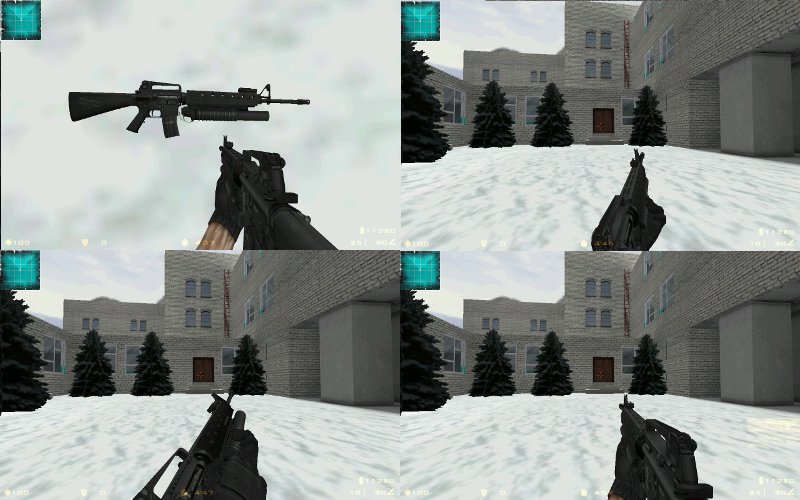 M16A1 With M203 for Fams