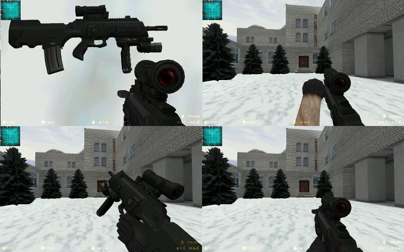 Famas BR-2 with M900 for AUG