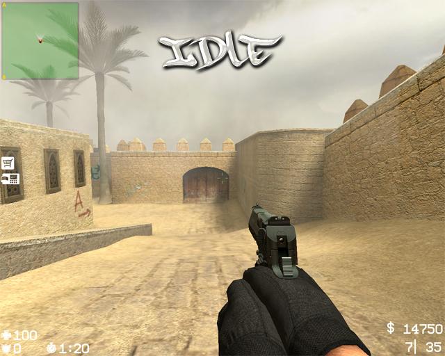 Black deagle new anims