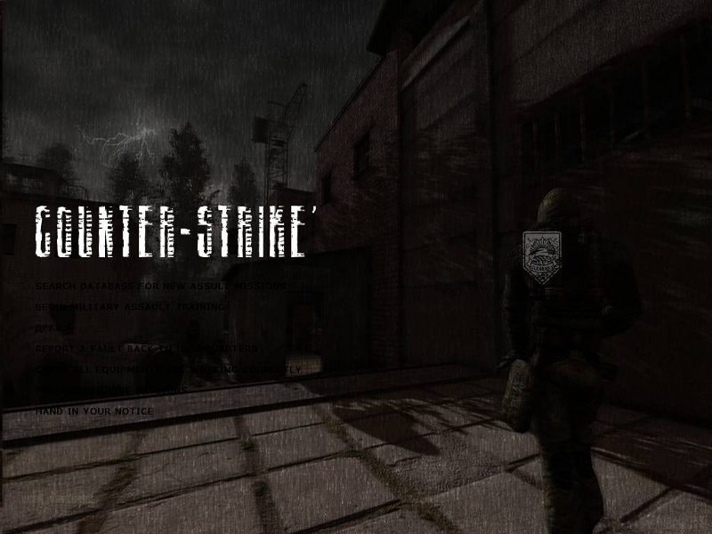 stalker theme(дождь анимирован)