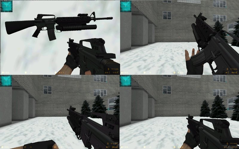 M16A2 with m203 for famas