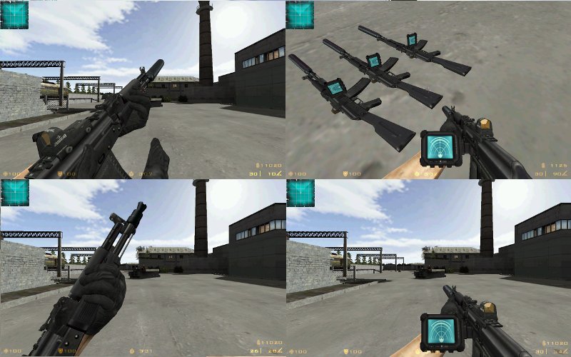 АК-102 с GPS сканером на M4A1