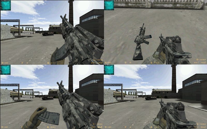 MW2 M16a4-Dirty Digital texture