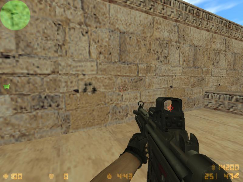 MP-5 EOTech for Ump45 (Приклад сложен)
