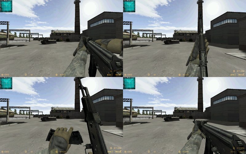АКС-74 с руками из MW2