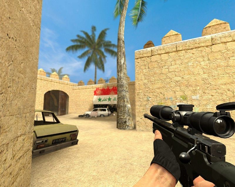 CSS M4tlock's AWP on Valve's anims