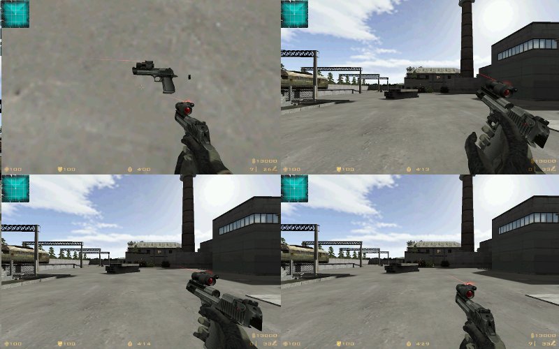 Deagle scope + laser