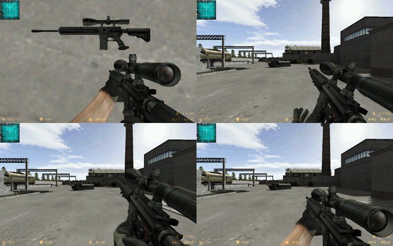 Modernized HK 417 for SG550