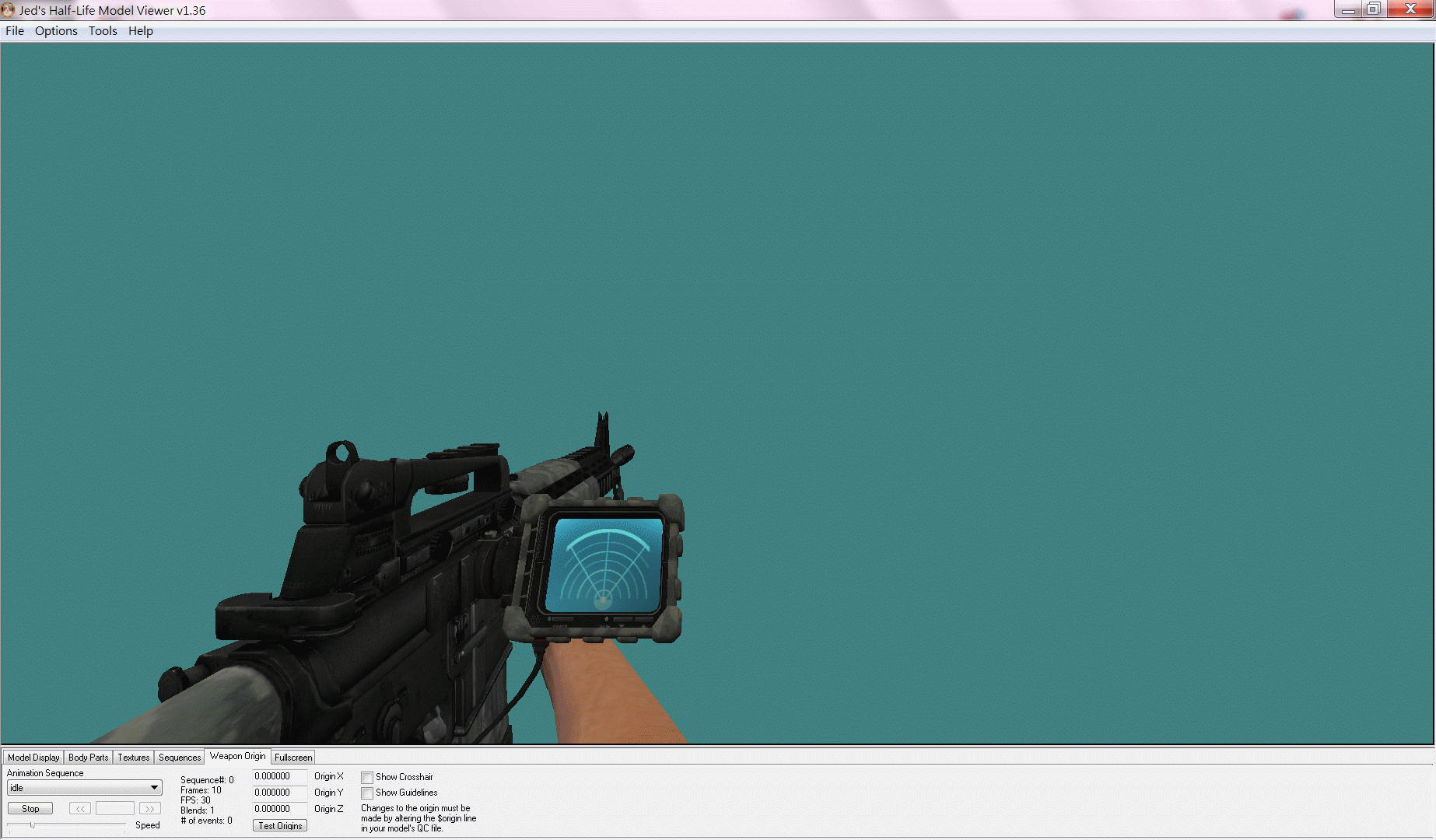 MW2 M16A4 + heartbeat Full color