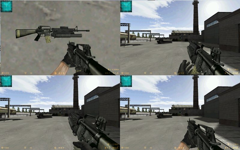 M16A3 M203 for Famas