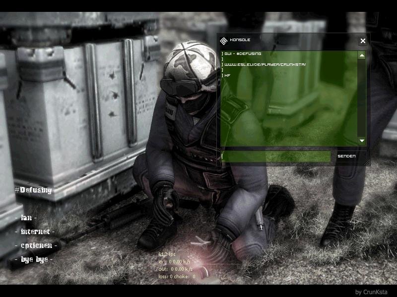 Defusing GUI