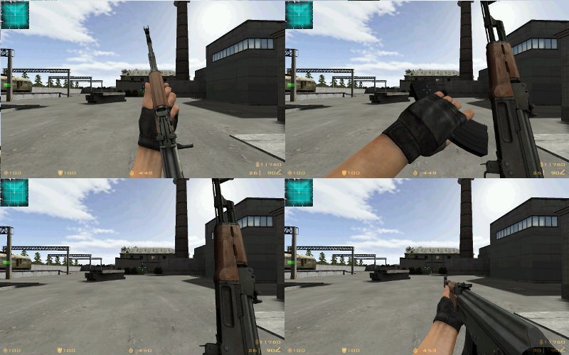 АК-47 COD4 anims