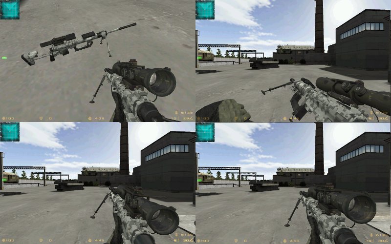 Snow camo MW2 Intervention M200