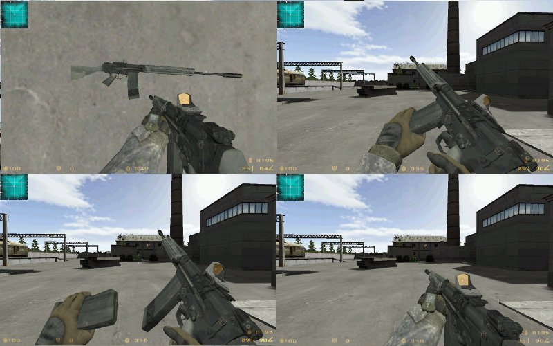 MW2 FN FAL + Red dot