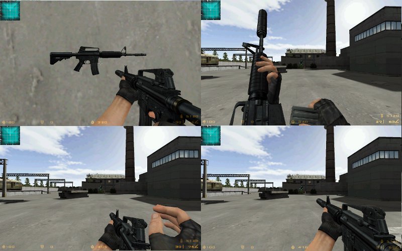 M4A1 SF Anims