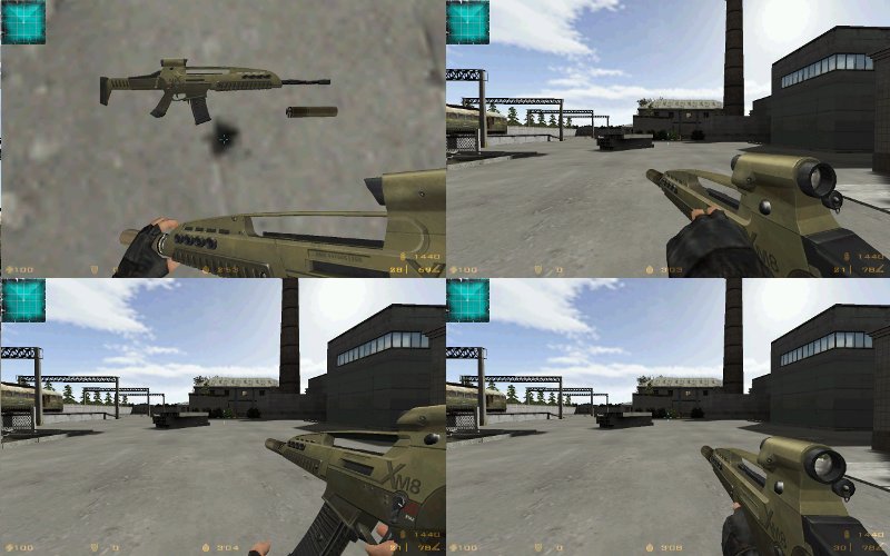 Детализированный XM8 на M4A1