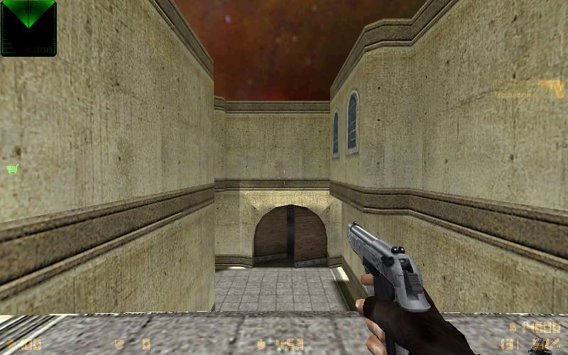 Белая заниженная Beretta 92 из Resident Evil