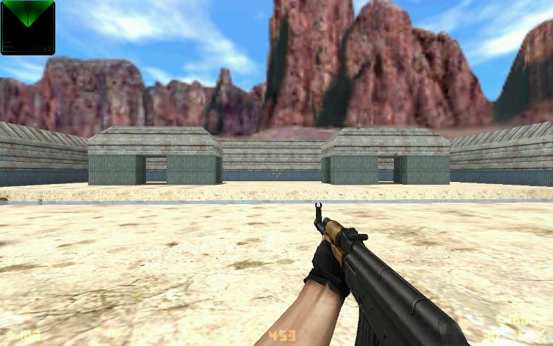 AK-47 с цевьем под мрамор
