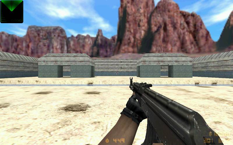 AK-47 темный потертый корпус
