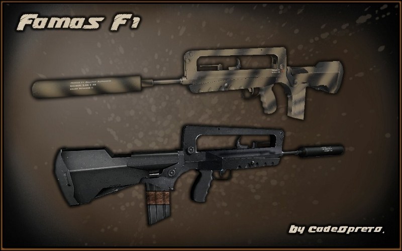 Famas F1 on Ftp anims for M4A1 pack