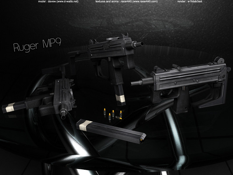 Ruger MP9 Pack for MAC-10