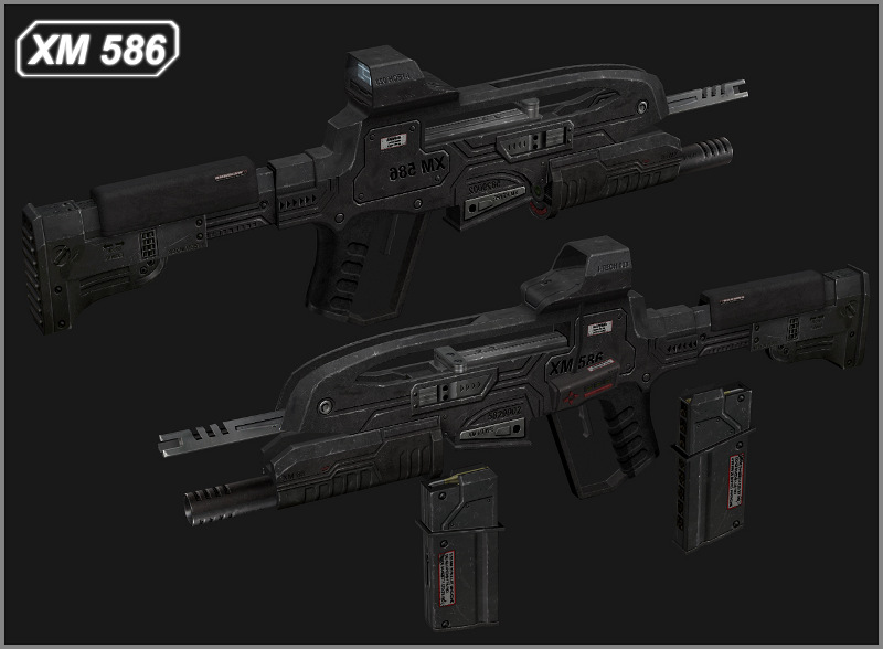 XM-586 WildBill anims
