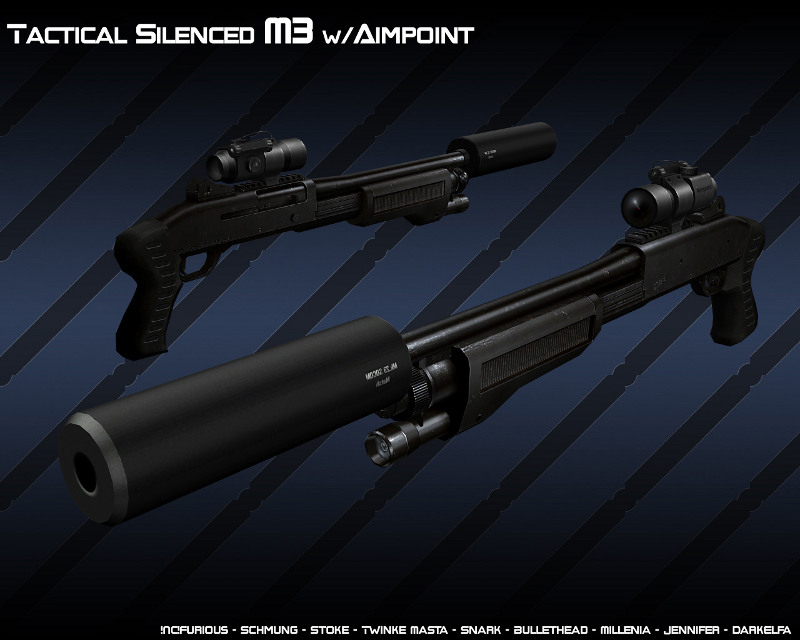 CSS DarkElfa's Tactical Silenced M3 w/Aimpoint