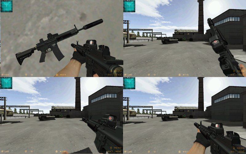 Tactical M4 RIS DMG's anims