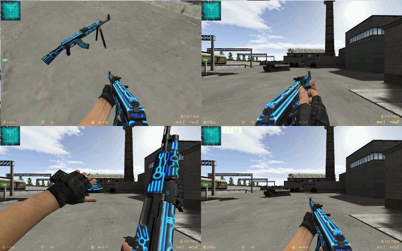 Blue impulse AK-47 Spec anims