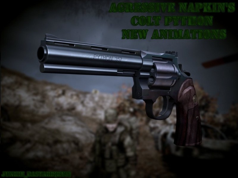 Agressive Napkin's Colt Python on new animations