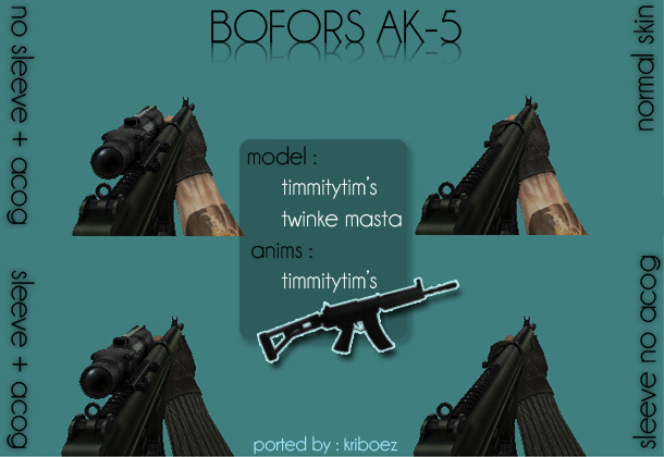 Bofors AK5 pack