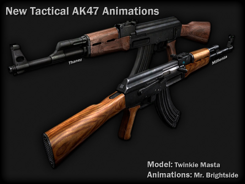 CSS AK47 Tactical animations