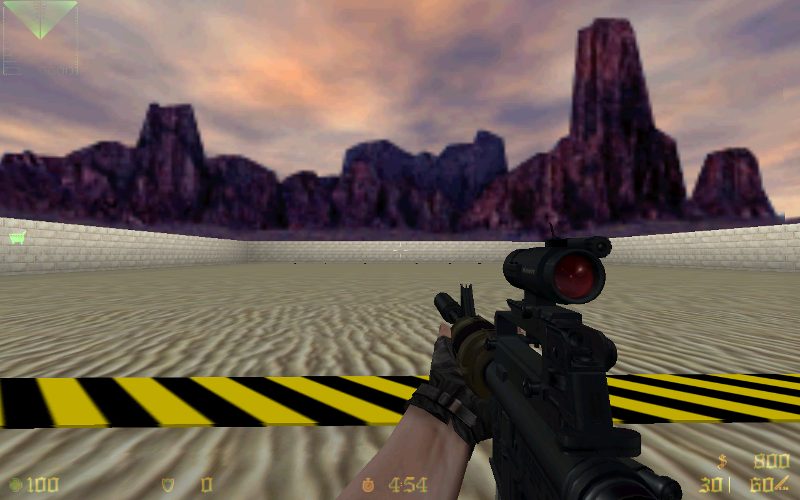 Desert camo M4A1 with Aimpoint
