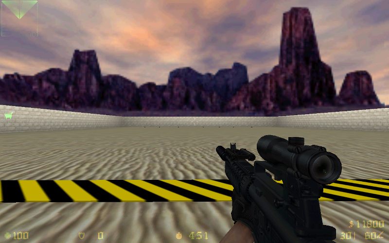 M4A1 ACOG wiht Forward HandsGrip