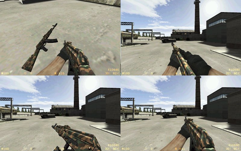 Golden-woodland АК-74м