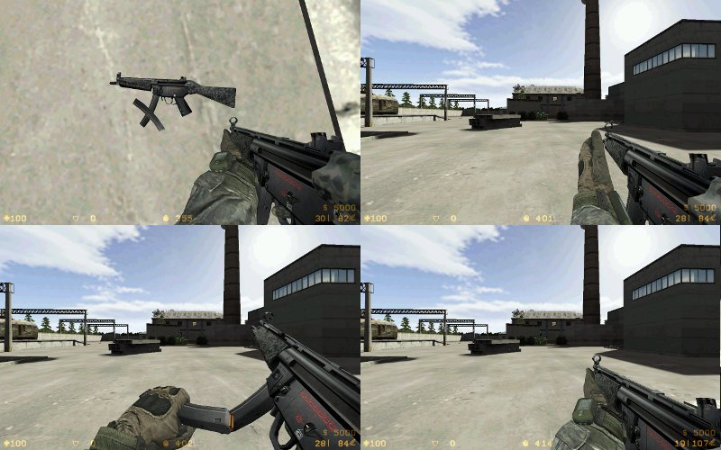 COD6 hand MP5 camo