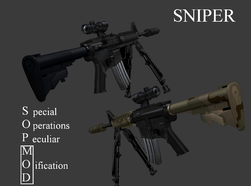 M4 SOPMOD - Special Operations Peculiar Modification
