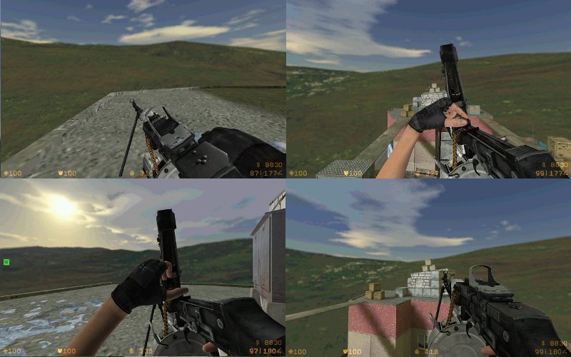 MW2 RPD + Red dot