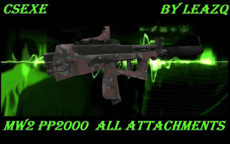 MW2 PP2000 all attachments + 10 CAMO