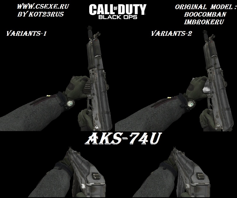COD7 Black Ops AKS-74U