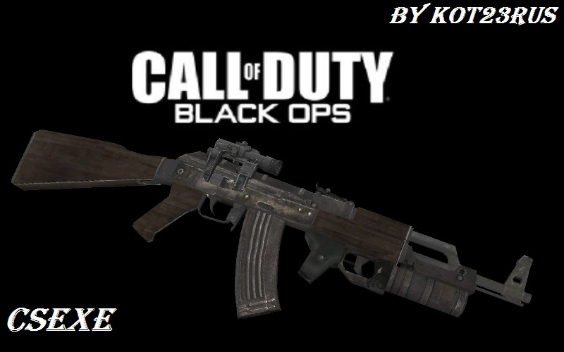 COD7 Black Ops AK-47 + ГП25 + PK-A