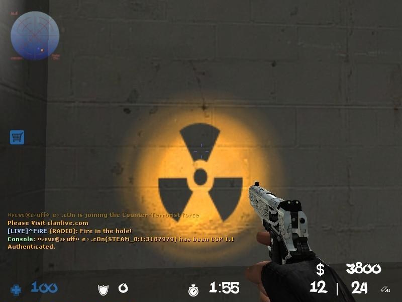 Orange Biohazard Light