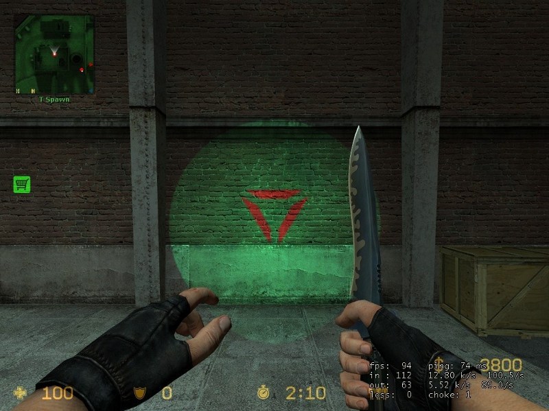 Predator green Flashlight