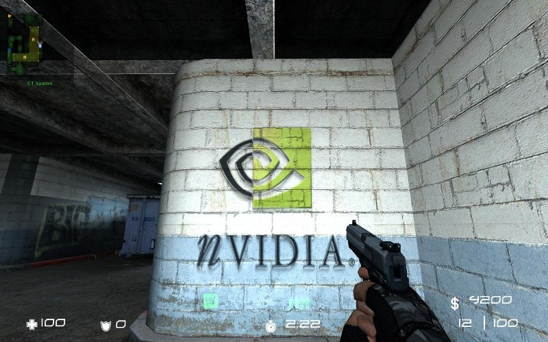 N Vidia flashlight