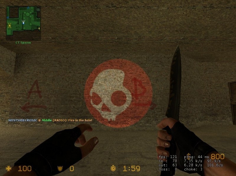 Skull Candy Flashlight (red)